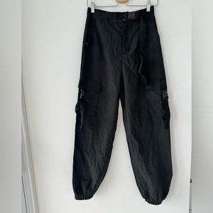 PrettyLittleThing black cargo pants